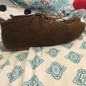 Brown ankle boots