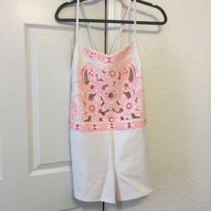 Asos faux leather romper