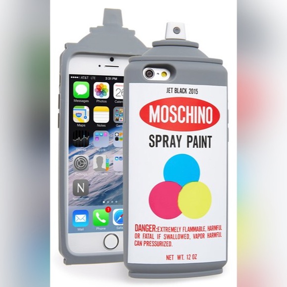 💗💙💛Moschino Spray Paint 6/6S Phone Case💛💙💗