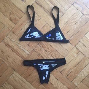 Cute floral bikini