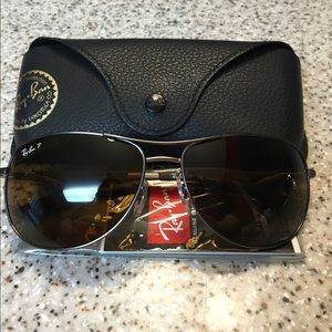 Ray Ban Polarized Aviator RB 3519 in Classic Brown