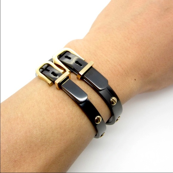 Belt Buckle Bangles - Picture 3 of 4