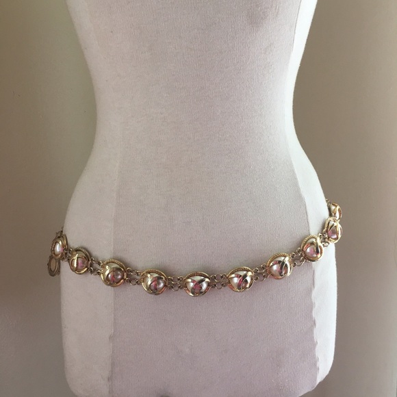 Vintage Gold Wrap Belt