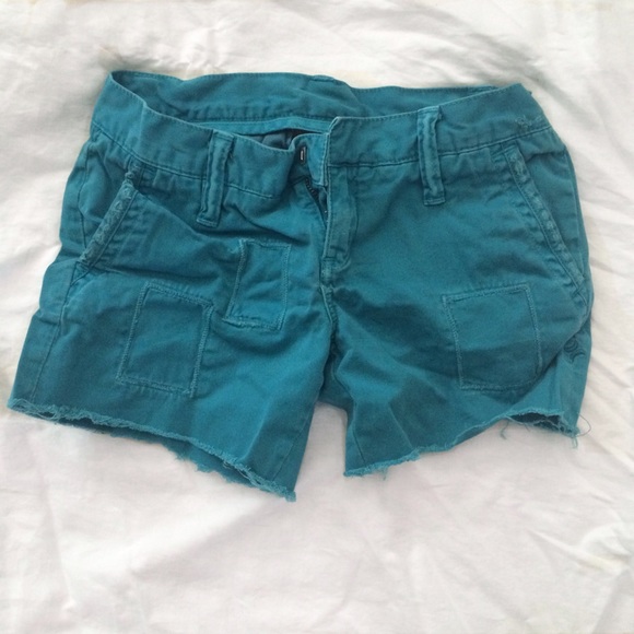 Teal shorts