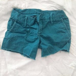 Teal shorts