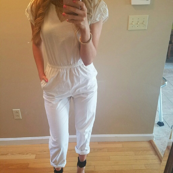Vintage White Jumpsuit
