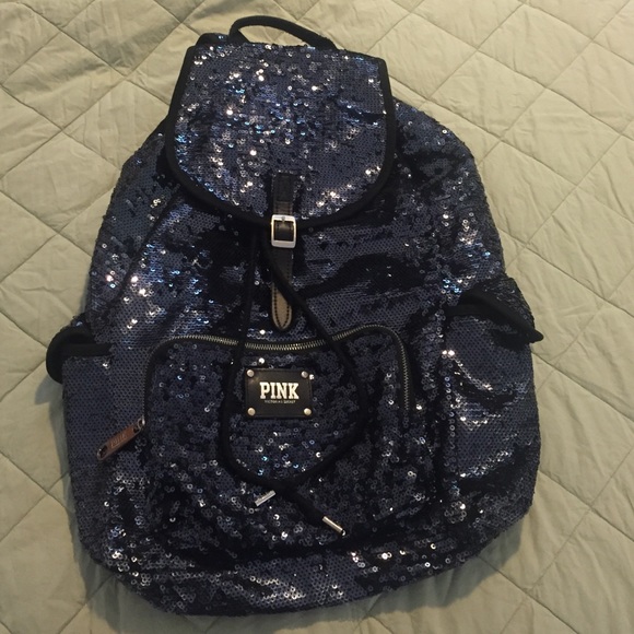 Victoria's Secret PINK brand sequin backpack