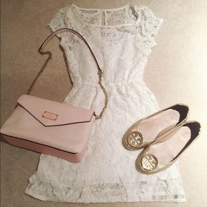 White lace dress