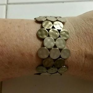 Stretch metal bracelet