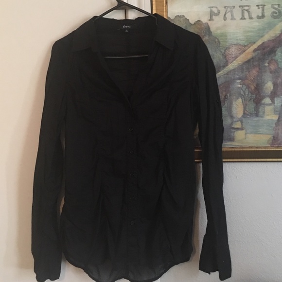 Express black blouse