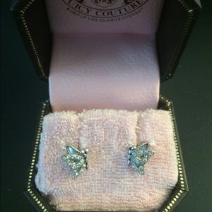 Juicy Couture butterfly earrings