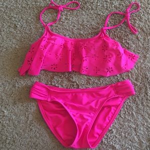 Cute pink swim suit