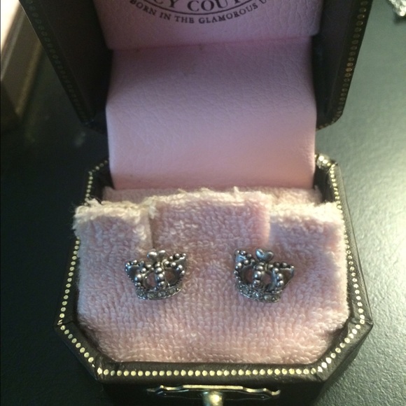 Juicy Couture Crown earrings
