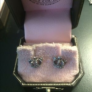 Juicy Couture Crown earrings