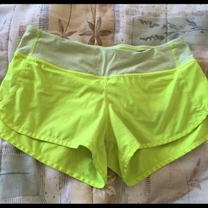 Lululemon speed shorts size 4