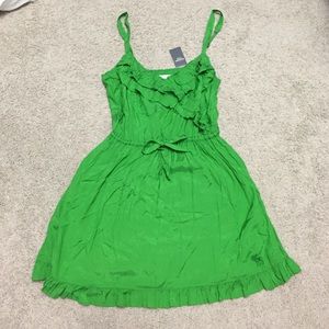 NWT Abercrombie & Fitch green sun dress. Size M