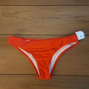 Cherry red mini bikini bottom