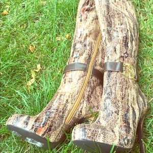 Baby Phat Heeled Boots size 6