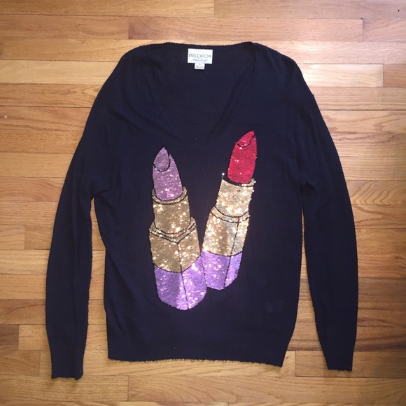Wildfox sequin sweater