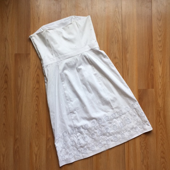 Ann Taylor stunning strapless a-line dress - Picture 2 of 3