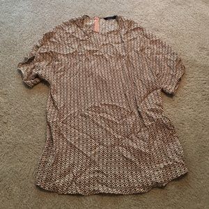 Cheat print work dress