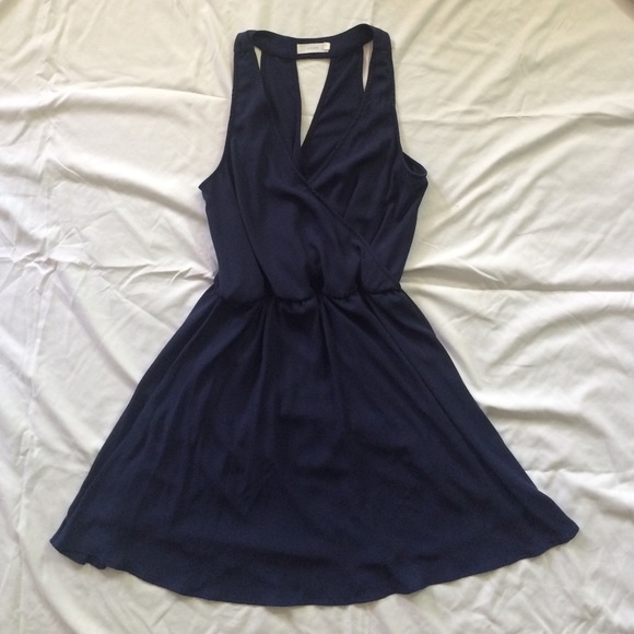 Dark navy dress