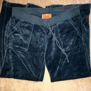 Navy blue Juicy Couture sweatpants