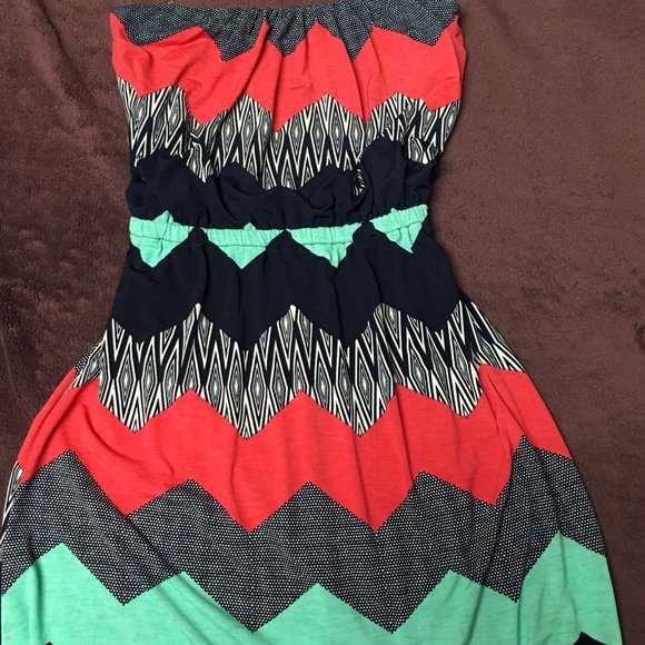 Strapless dress
