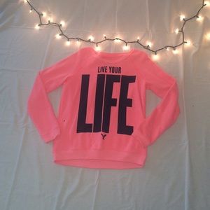Live your life sweater