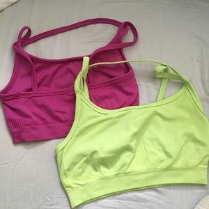 Two Fabletics Sevan sports bras, size XS
