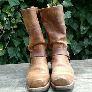 Frye harness boots