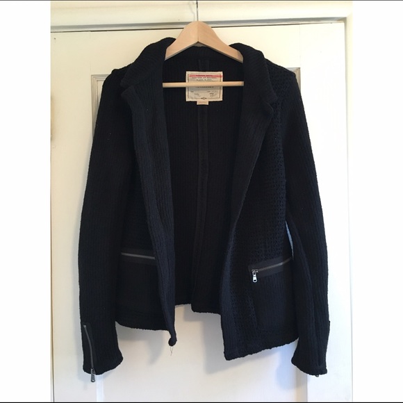 Black Cartonnier Knit Blazer