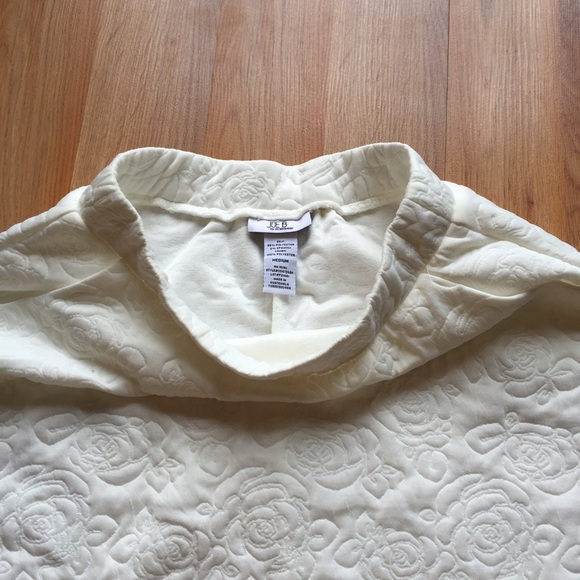 Textured floral print skater style skirt POCKETS - Picture 3 of 3