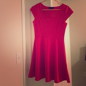Vibe Sportswear red skater dress