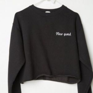 'New York' Brandy Melville cropped sweater