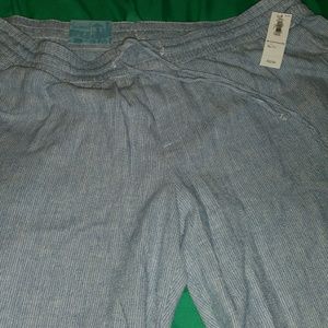 Light blue wide leg flowy pants size XL