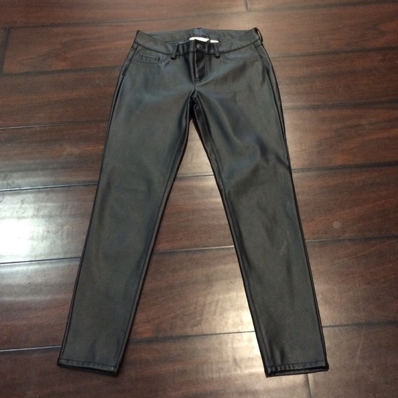 Imitation leather pants