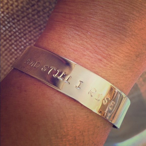 "And Still I Rise" Cuff Bracelet