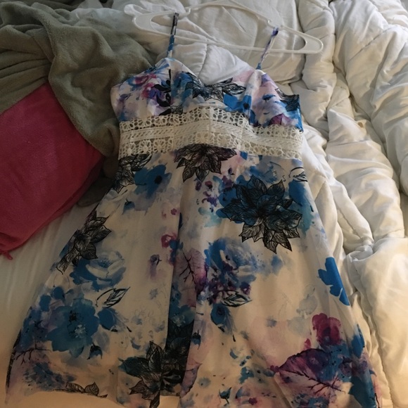 Floral mini dress