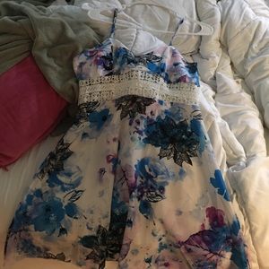 Floral mini dress