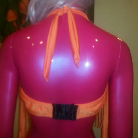 Plus size orange bikini - Picture 2 of 2