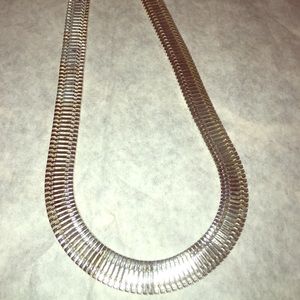 Silver toned necklace