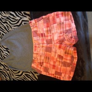 J. Crew plaid shorts