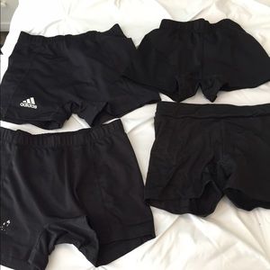 Black volleyball spandex