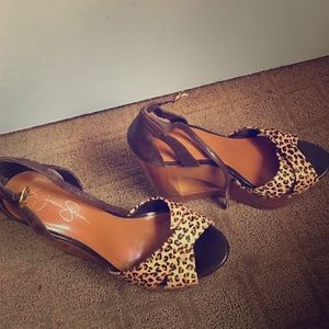 Jessica Simpson platform wedge