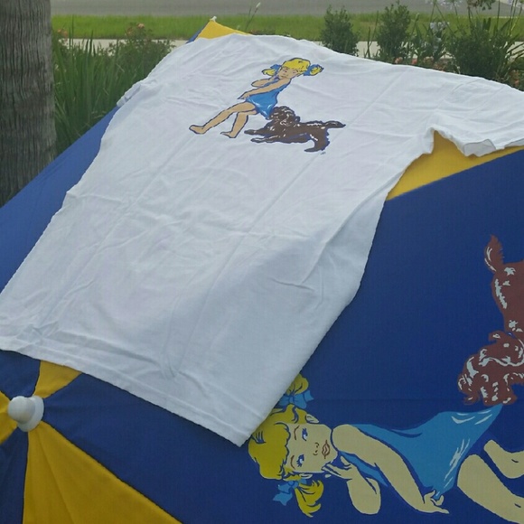 Gildan Other - Coppertone white beach shirt
