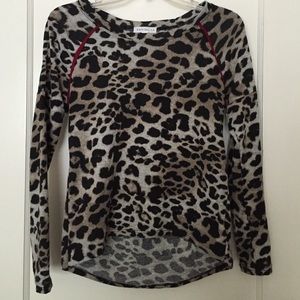 Socialite animal print top