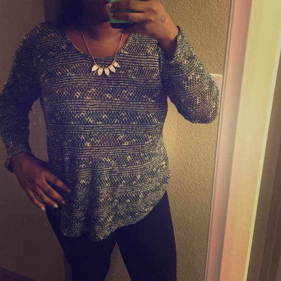 Light sweater with cutouts