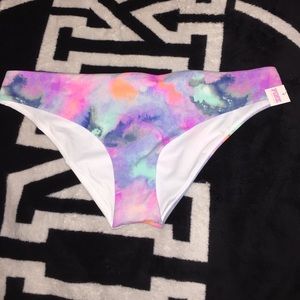 NWT VS PINK PASTEL/Marble watercolor swim bottoms NWT VS PINK PASTEL/Marble watercolor swim bottoms
