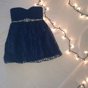 Blue dress